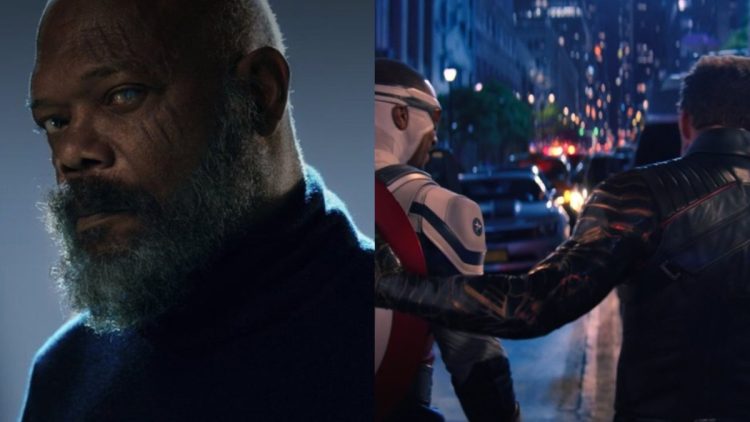 Samuel L. Jackson’s Nick Fury shares a key scene with Anthony Mackie and Sebastian Stan in Avengers: Doomsday, addressing the issue of the name “Avengers” as two teams stand divided.Ask ChatGPT