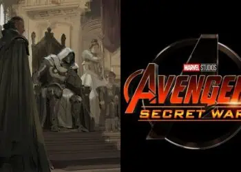 According to insider James Mack, early sketches for Avengers: Secret Wars reveal the film will feature a medieval style inspired by Marvel’s 1602 universe, with Battleworld kingdoms, castles, and Doom’s mythical realm.