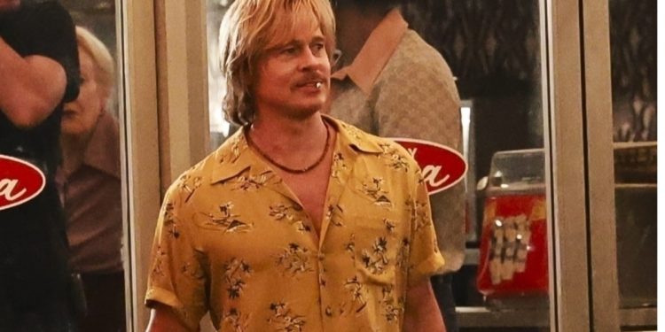 Filming has begun on The Continuing Adventures of Cliff Booth, the sequel to Once Upon a Time in Hollywood. Brad Pitt reprises his role as Cliff Booth, spotted on set at the Beverly Cinema in Los Angeles.