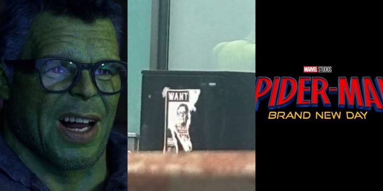 Marvel's Spider-Man: Brand New Day begins filming on August 1, 2025, in Glasgow. A leaked set photo reveals a torn wanted poster of Bruce Banner/Smart Hulk, hinting at his role in the upcoming film.