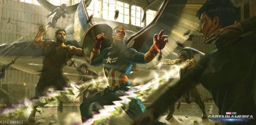 Marvel's Captain America: Brave New World went through major changes, including the removal of the Serpent Society. New concept art reveals what the battle between Captain America and the Serpent Society could have looked like.