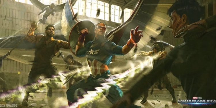 Marvel's Captain America: Brave New World went through major changes, including the removal of the Serpent Society. New concept art reveals what the battle between Captain America and the Serpent Society could have looked like.