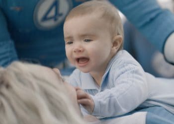 The new behind-the-scenes images reveal Ada Scott as Franklin Richards in Marvel's The Fantastic Four: First Steps, with VFX by Digital Domain bringing key characters and sequences to life.