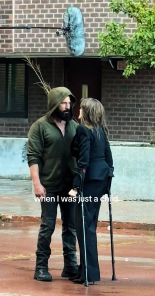 A new look at Ma Gnucci and Jon Bernthal’s Punisher has been spotted face to face on the set of Marvel’s Punisher special presentation, currently filming in New York City.