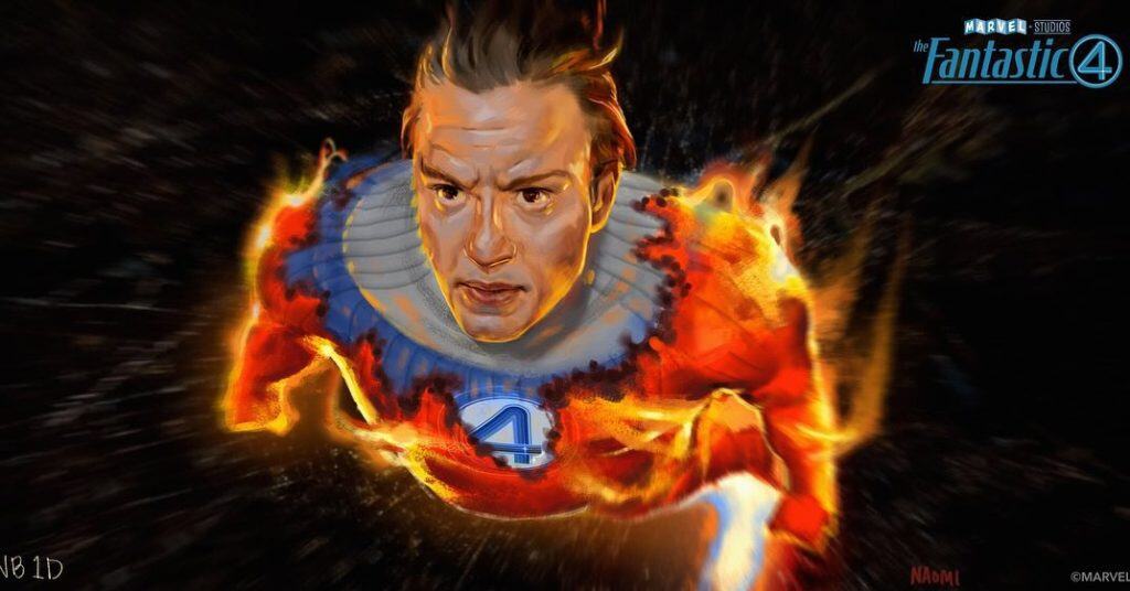 concept art of Johnny pushing it to the limits