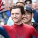 Tom Holland has been spotted on the set of Spider-Man: Brand New Day in Glasgow, Scotland. A leaked photo reveals him in a new Spider-Man suit, waving to fans.