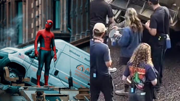 Sadie Sink has been spotted filming Spider-Man: Brand New Day in Glasgow, sparking rumors she’s playing Gwen Stacy. Leaked set photos show her with blonde hair during a tank scene in a New York-style street.