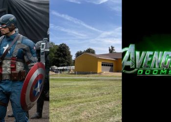 Russo brothers filming Steve and Peggy's house