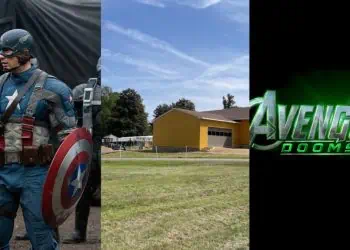Russo brothers filming Steve and Peggy's house