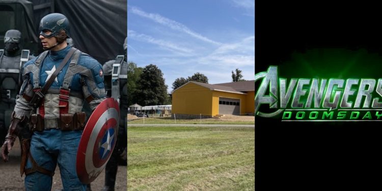 Russo brothers filming Steve and Peggy's house