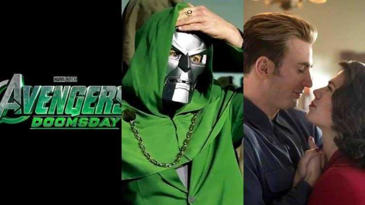 Chris Evans, Hayley Atwell, and Robert Downey Jr. return to the MCU for Avengers: Doomsday. A key scene featuring Steve Rogers, Peggy Carter, and Doctor Doom is being filmed at Windsor Great Park, revealing a pivotal moment set in the past.