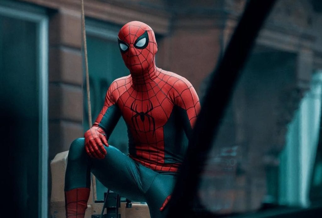 New high-quality images reveal Tom Holland’s Spider-Man filming Marvel’s Spider-Man: Brand New Day in Glasgow, Scotland.