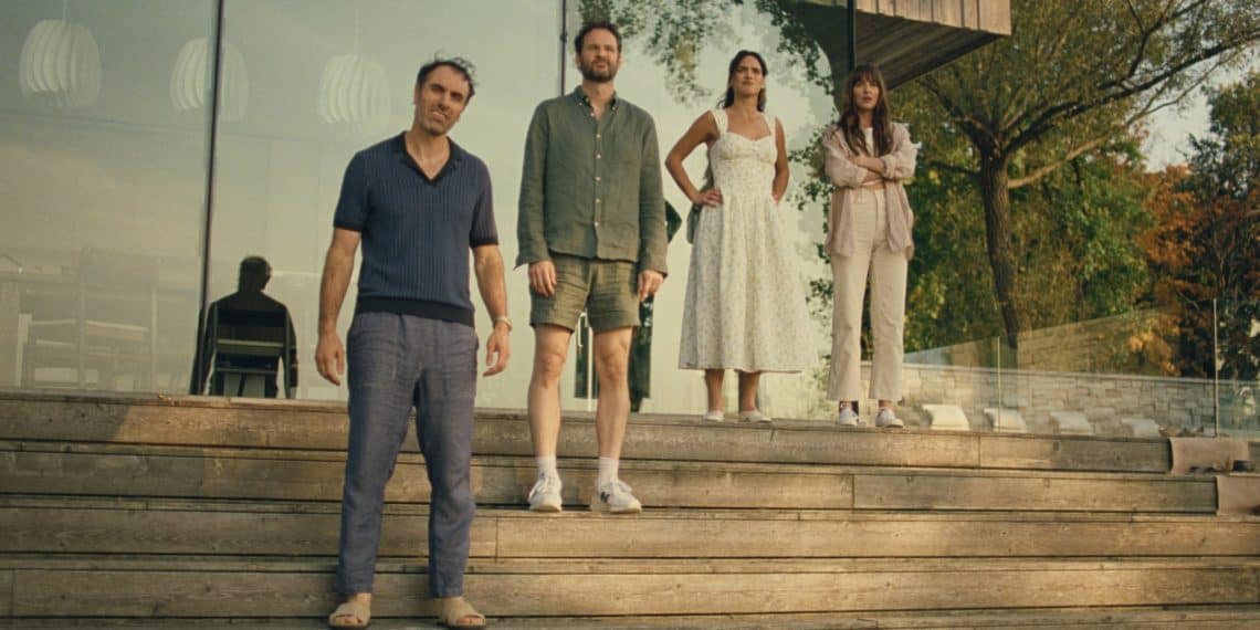 The long-awaited comedy Splitsville starring Dakota Johnson and Adria Arjona gets its digital release date. Buy or rent it on Amazon Prime Video, iTunes, Vudu, and more starting September 23, 2025.