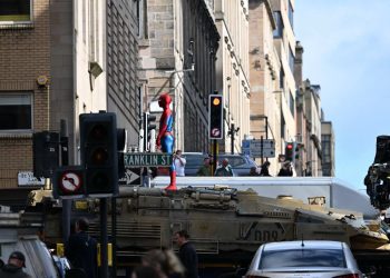 Spider-Man: Brand New Day has started filming in Glasgow. Leaked set footage shows Tom Holland in action with the Punisher and Scorpion.