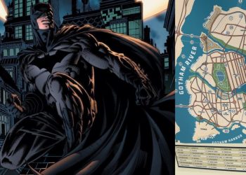 A new map of DCU Gotham City has been spotted on the set of Clayface in Liverpool, revealing iconic Batman locations like Wayne Manor, Arkham Asylum, ACE Chemical, and more.