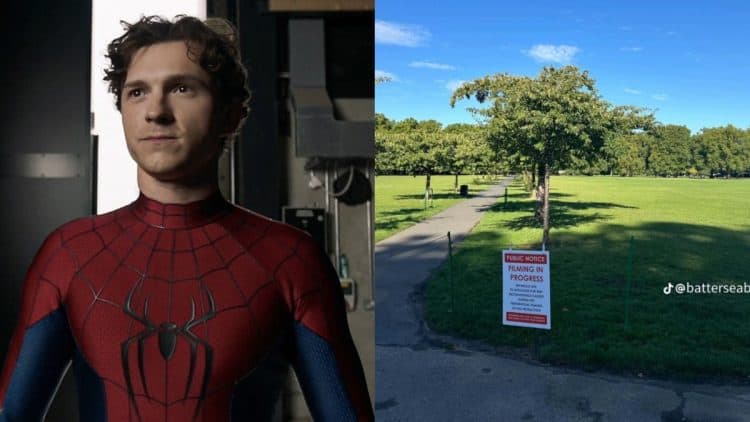 Marvel's Spider-Man: Brand New Day is currently filming at Battersea Park in London. New set images reveal a major scene in progress.