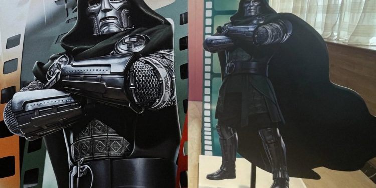 The full look at Doctor Doom’s body armor in Avengers: Doomsday promotional art revealed at Disney’s 2026 Merchandise Expo in China.