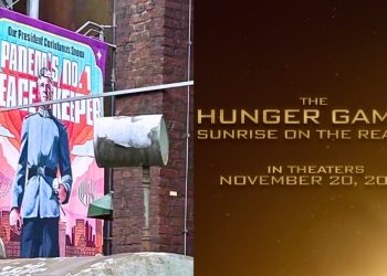 The first look at Ralph Fiennes as President Snow in The Hunger Games: Sunrise on the Reaping has been revealed, showcasing a propaganda-style poster from the film’s set in Germany.