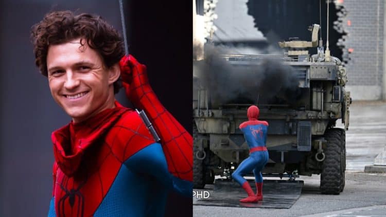 Marvel’s Spider-Man: Brand New Day has resumed filming in Hampshire after Tom Holland’s injury, with leaked set images showing Spider-Man stopping a tank in Basingstoke.