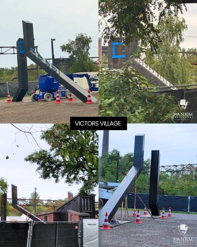 The first look at Ralph Fiennes as President Snow in The Hunger Games: Sunrise on the Reaping has been revealed, showcasing a propaganda-style poster from the film’s set in Germany.