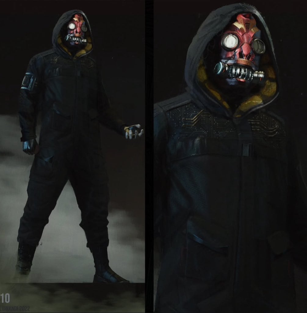 New unused concept art reveals Giancarlo Esposito’s Sidewinder in Marvel’s Captain America: Brave New World. Inspired by the Naga Raksha, the Serpent Society’s techwear designs tie each member to cultural serpent mythology.