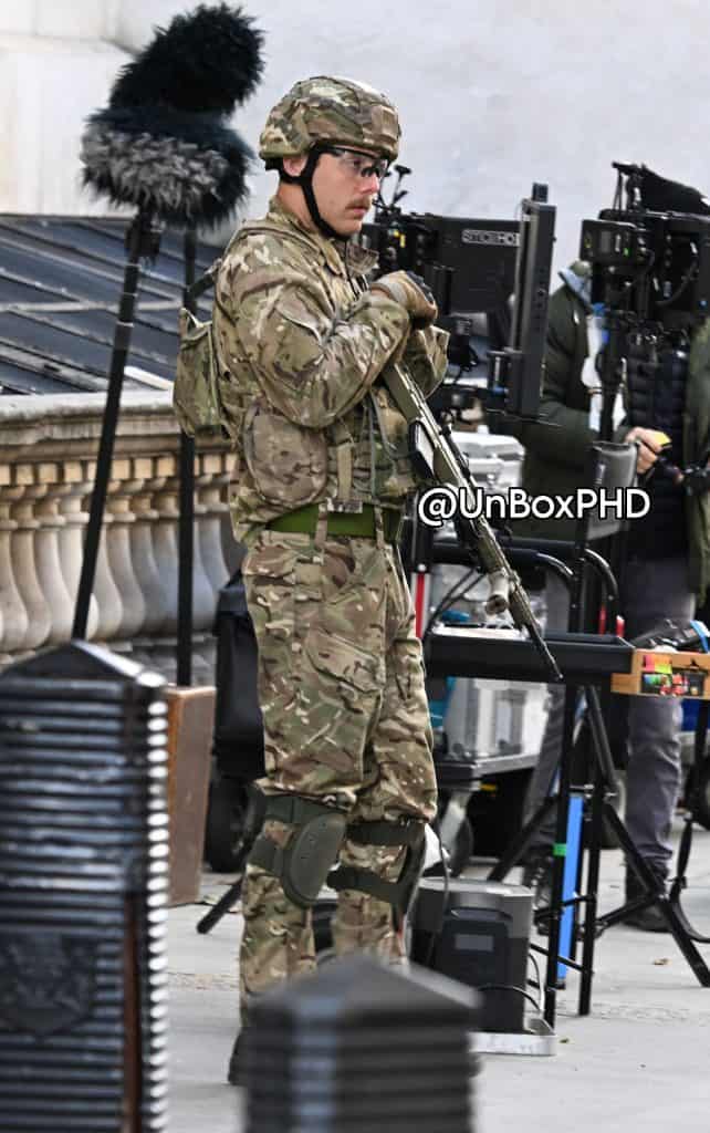 Godzilla x Kong: Supernova has begun filming in the United Kingdom, and the first set images from the production have been leaked online.