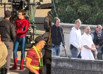 Tom Holland is back filming Spider-Man: Brand New Day in Basingstoke, England. In a surprise reveal, Michael Mando returns as Mac Gargan/Scorpion alongside Holland.