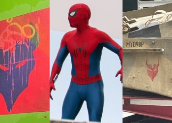 A mysterious tank logo from Spider-Man: Brand New Day has been spotted at Marvel’s display during New York Comic Con 2025.