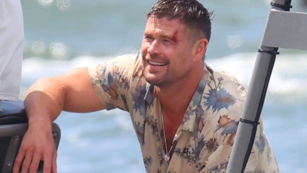 Chris Hemsworth stars in Subversion, a “Die Hard on a submarine” thriller directed by Patrick Vollrath, spotted filming near Brisbane River.