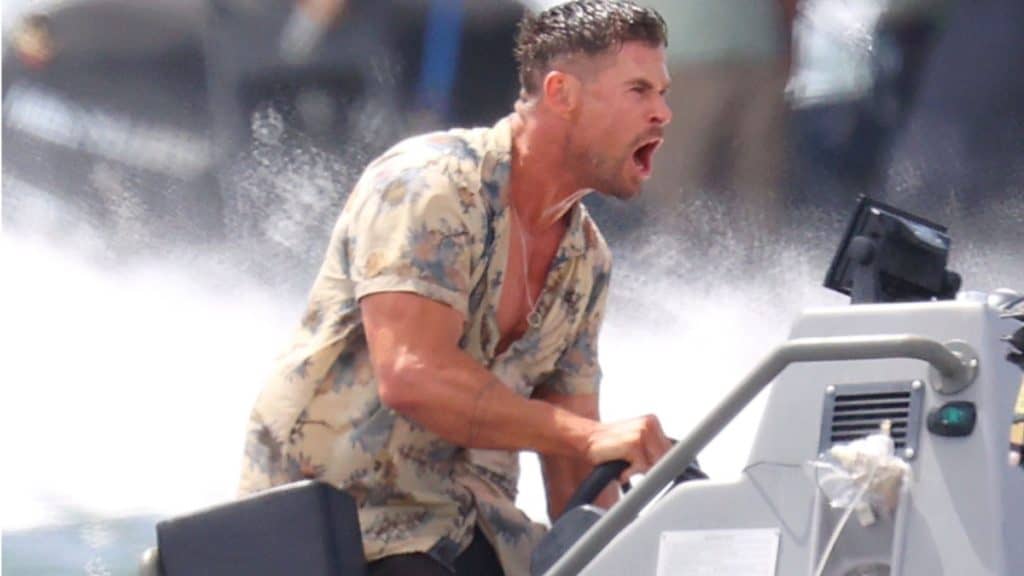 Chris Hemsworth stars in Subversion, a “Die Hard on a submarine” thriller directed by Patrick Vollrath, spotted filming near Brisbane River.