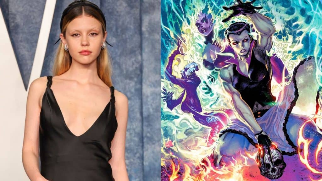 Mia Goth confirms she’s still attached to Marvel Studios’ long-delayed Blade reboot despite ongoing production delays and rumors of cancellation. The actress says the extra time is to “do it right.”