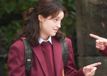 Bella Ramsey has been spotted filming Daisy Haggard’s new Channel 4 thriller Maya in Glasgow, with the streets transformed to look like London.