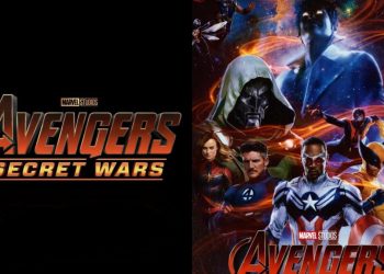 Disney showcased a fan-made Avengers: Secret Wars poster at its São Paulo upfront event, featuring Captain America, Miles Morales, and the Beyonder.
