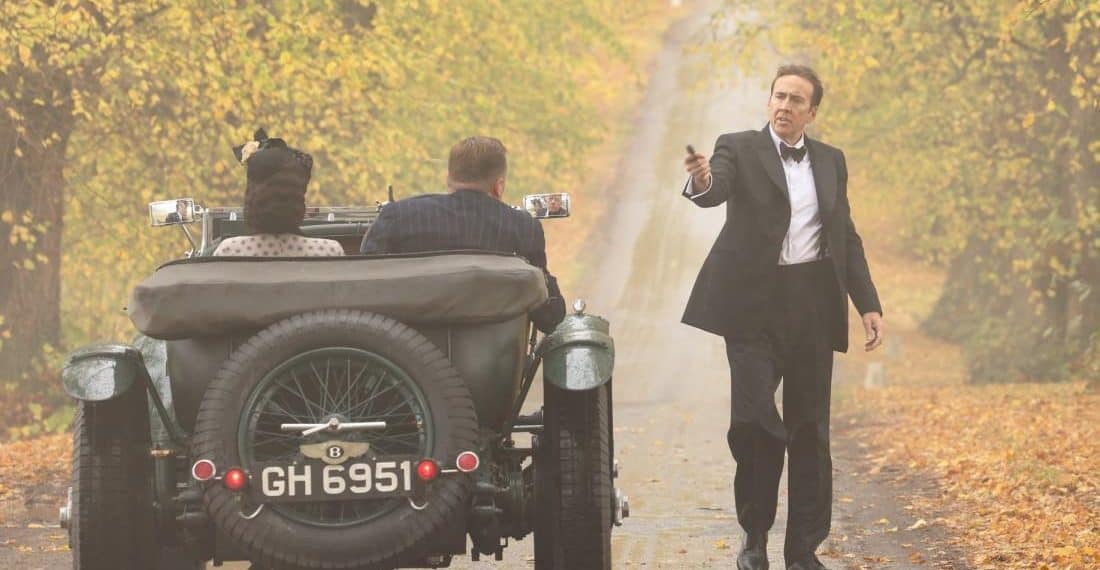 Nicolas Cage transforms into real-life spy Dusko Popov, the Yugoslavian double agent who inspired James Bond, in Simon West’s WWII thriller Fortitude. New set images reveal filming in the English countryside.