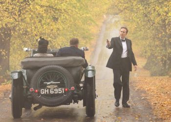 Nicolas Cage transforms into real-life spy Dusko Popov, the Yugoslavian double agent who inspired James Bond, in Simon West’s WWII thriller Fortitude. New set images reveal filming in the English countryside.