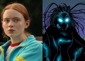 Sadie Sink stars as Shathra in Spider-Man: Brand New Day. Her character, tied to the Web of Life and Destiny, senses multiversal anomalies and discovers Doctor Doom manipulating the Web to save his reality from an incursion.