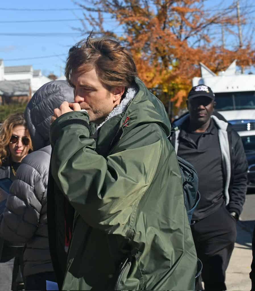 Robert Pattinson on the set of Fernando Meirelles' HERE COMES THE FLOOD