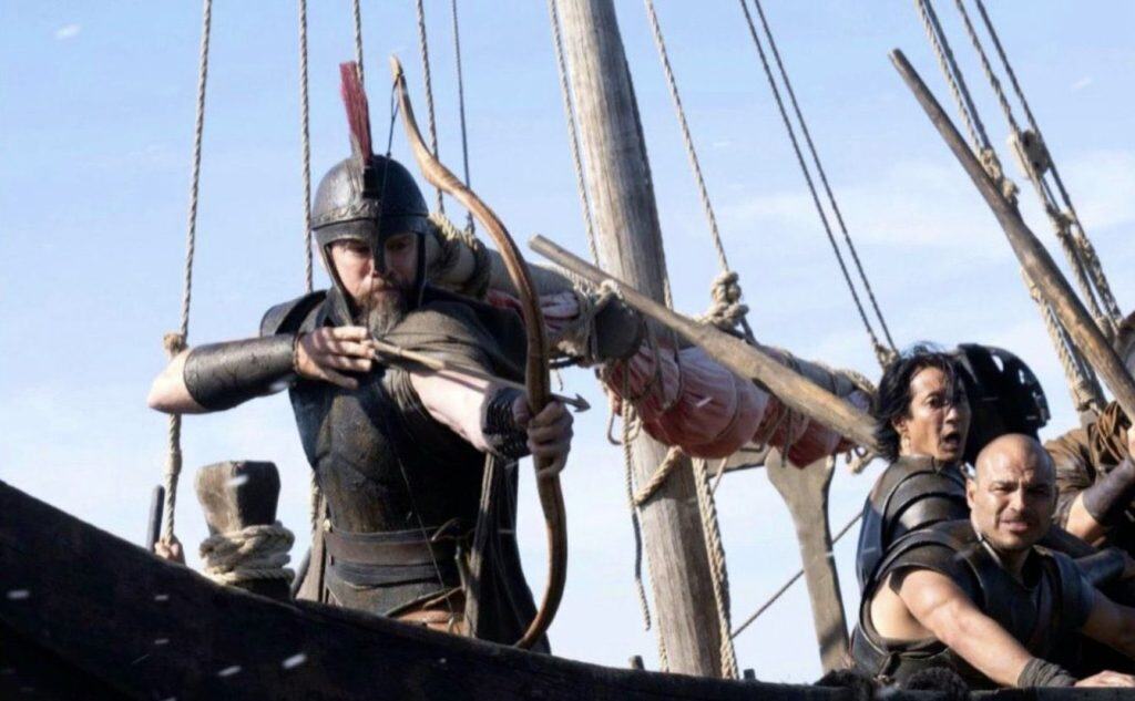 First look at Robert Pattinson as Antinous and Zendaya as Athena in Christopher Nolan’s The Odyssey, revealed exclusively by Empire Magazine.