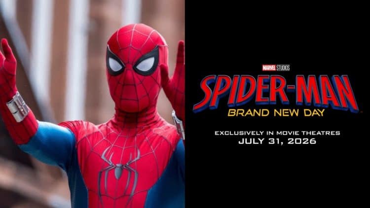 The filming of Marvel’s Spider-Man: Brand New Day, starring Tom Holland, has officially wrapped in London and entered post-production. Production images were shared by Alex P and UnBoxPHD.