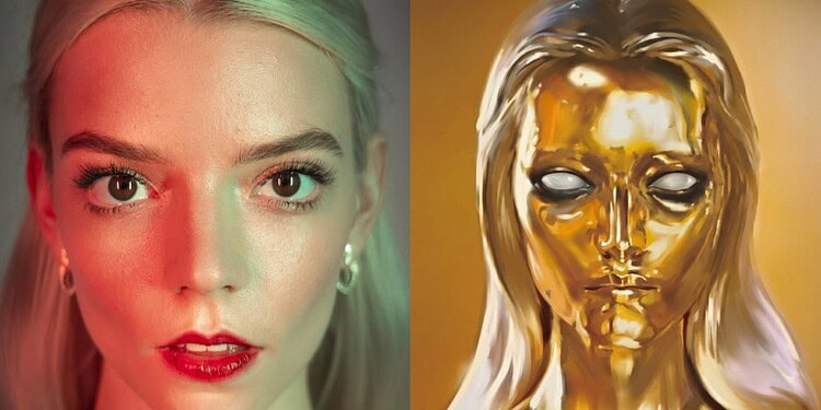 New concept art reveals Anya Taylor-Joy as Marvel’s original Silver Surfer choice for The Fantastic Four: First Steps, before Julia Garner was cast.