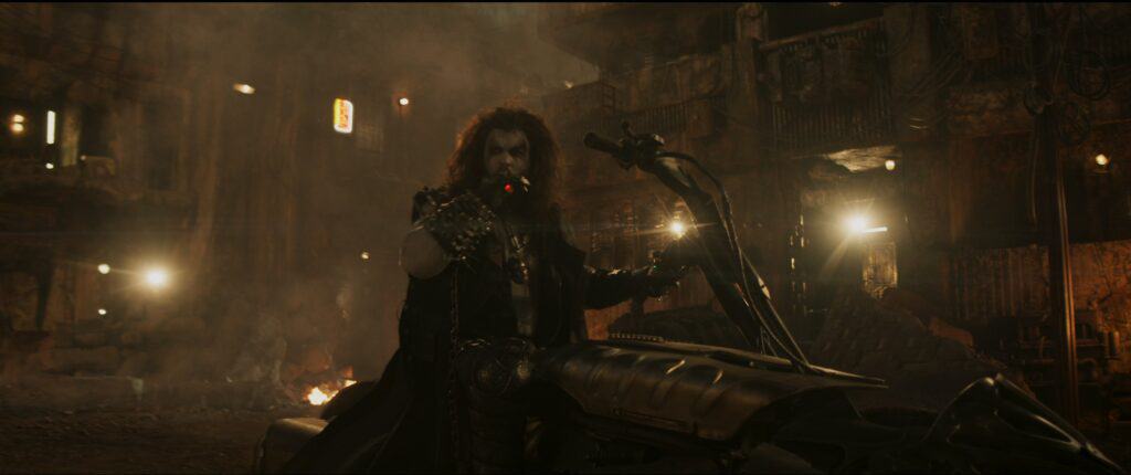 James Gunn reveals a new look at Jason Momoa as Lobo in DC’s Supergirl. The teaser shows the intergalactic bounty hunter in action with his motorcycle and signature laugh.