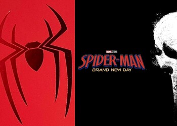 Marvel reveals the official new logos for Jon Bernthal’s Punisher and Tom Holland’s Spider-Man ahead of Spider-Man: Brand New Day.