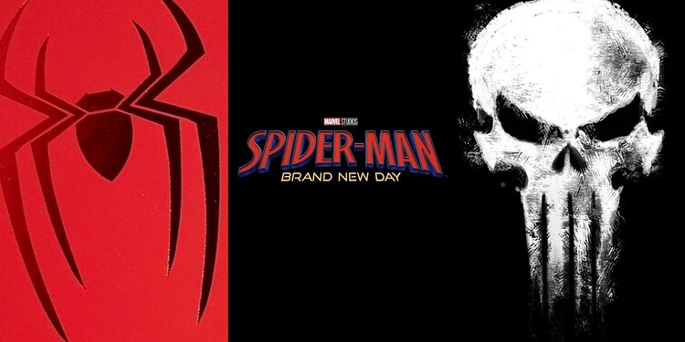 Marvel reveals the official new logos for Jon Bernthal’s Punisher and Tom Holland’s Spider-Man ahead of Spider-Man: Brand New Day.