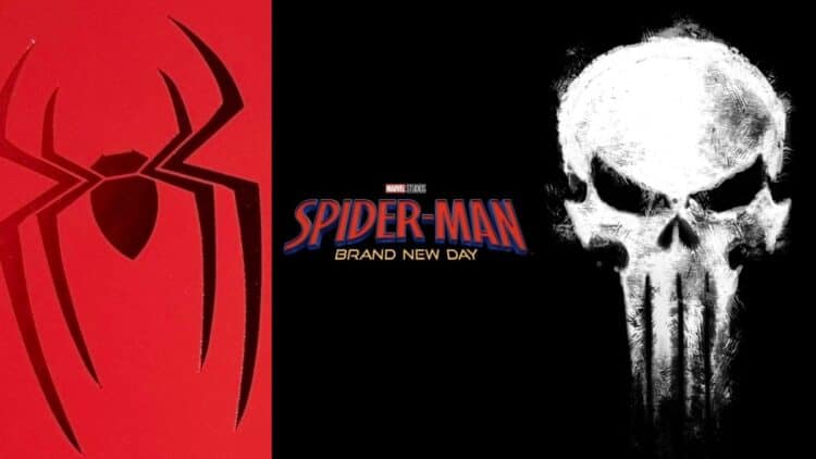 Marvel reveals the official new logos for Jon Bernthal’s Punisher and Tom Holland’s Spider-Man ahead of Spider-Man: Brand New Day.