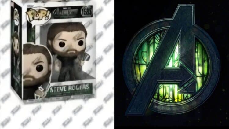 Leaked Avengers: Doomsday Funko Pops reveal major MCU characters, including Steve Rogers wielding Mjölnir, Doctor Doom, God Loki, and the Fantastic Four.