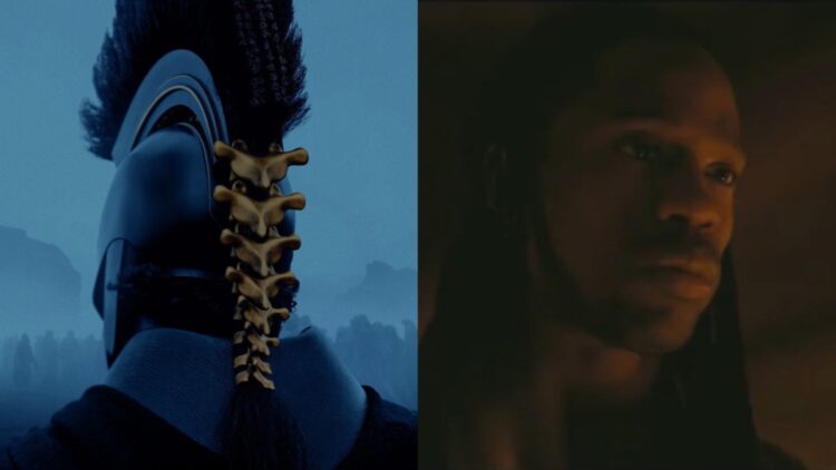 A new TV spot for Christopher Nolan’s The Odyssey debuted during the AFC Championship, surprising fans with Travis Scott’s appearance and a dramatic retelling of the Trojan Horse story.