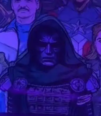 Leaked Avengers: Doomsday promotional art reveals a new look at Robert Downey Jr. as Doctor Doom alongside Thor, Loki, the Fantastic Four, and more.