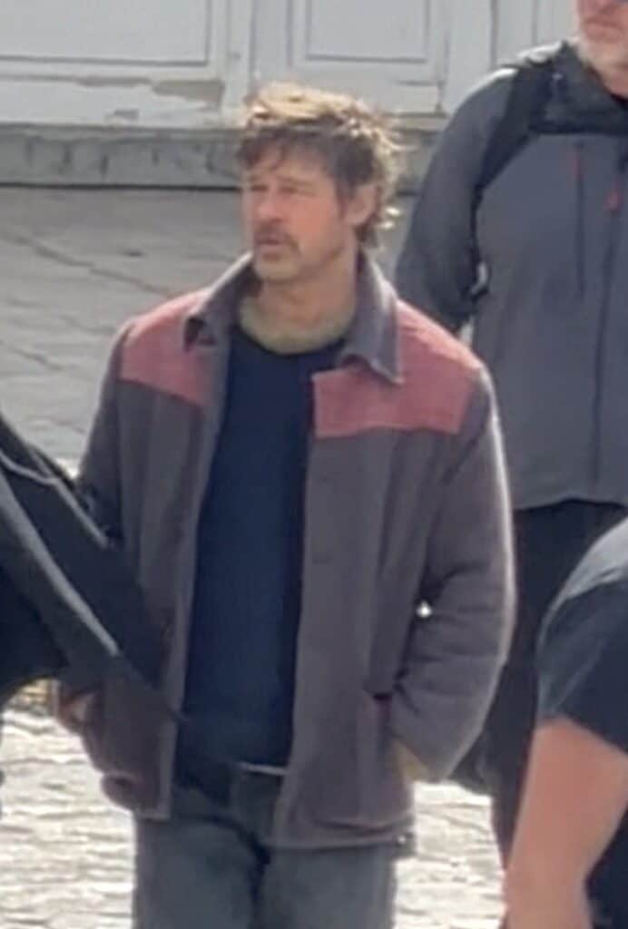 First look at Brad Pitt as Fred Scully on the set of Edward Berger’s The Riders, filmed on the scenic Greek island of Hydra ahead of its 2026 release.