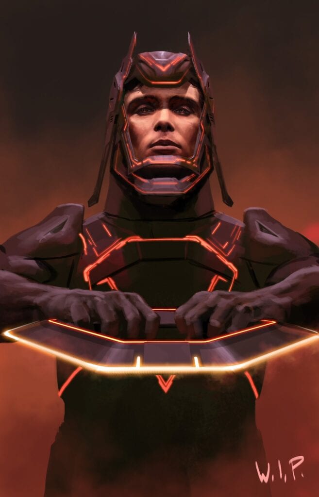 Cillian Murphy’s Ed Dillinger Jr as Sark in Tron: Ares – Early Concept Art Revealed