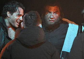 First look at Dave Bautista as The Kurgan in Chad Stahelski’s Highlander reboot leaks online, featuring an intense action scene with Henry Cavill’s Connor MacLeod filmed at Westminster Abbey.